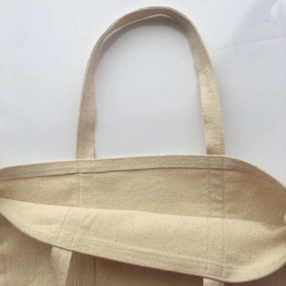 Irish Girl Glitter Shamrock Canvas Tote Book Bag - Picture 4 of 5